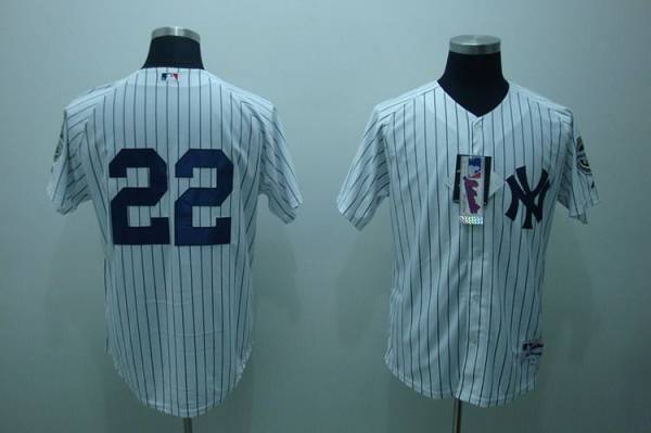 Yankees #22 Jacoby Ellsbury White Stitched MLB Jersey - Click Image to Close